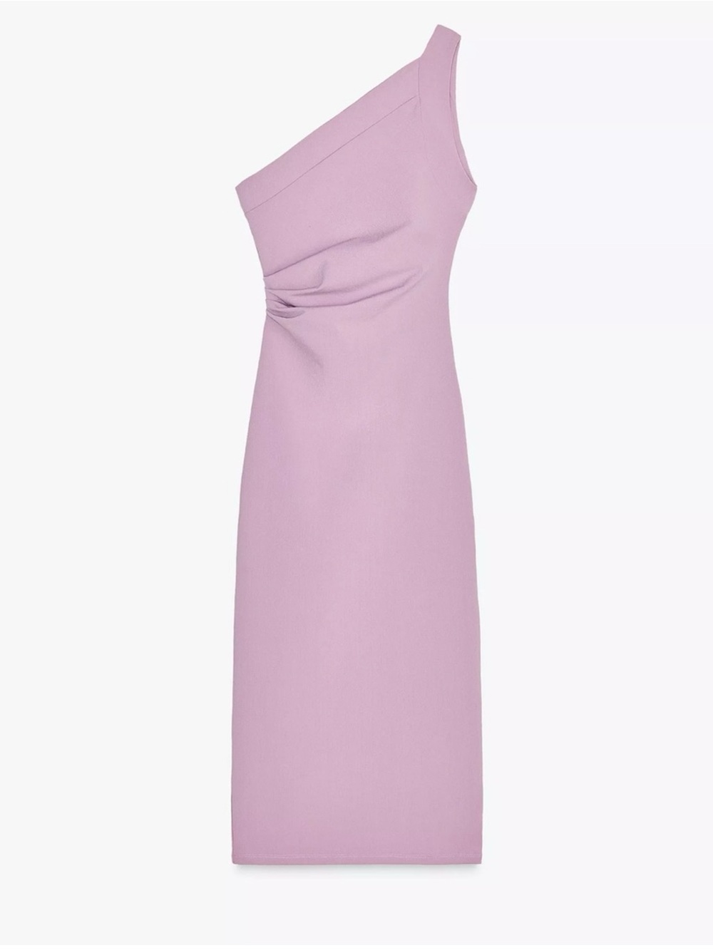 NWT Zara Womens one shoulder lavender dress size small